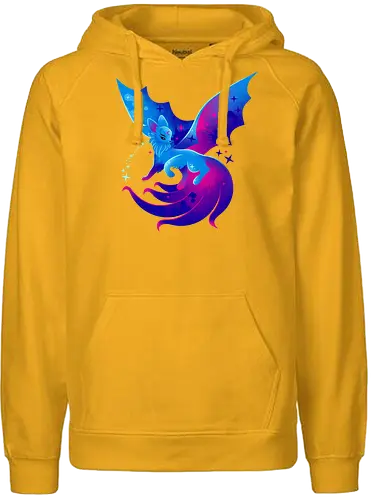 Flying Kitsune - Kami, yokai, fox, fuchs - Fairtrade Hoodie