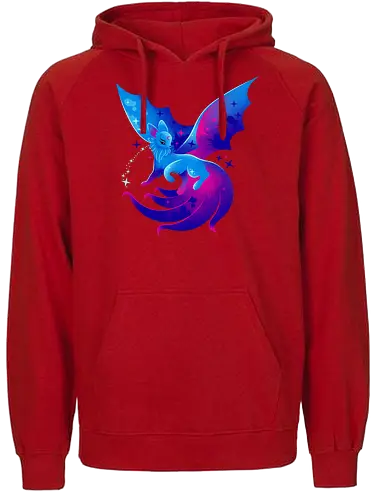 Flying Kitsune - Kami, yokai, fox, fuchs - Fairtrade Hoodie
