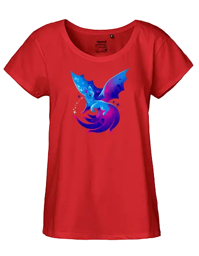 Flying Kitsune - Kami, yokai, fox, fuchs - Fairtrade Girl Shirt
