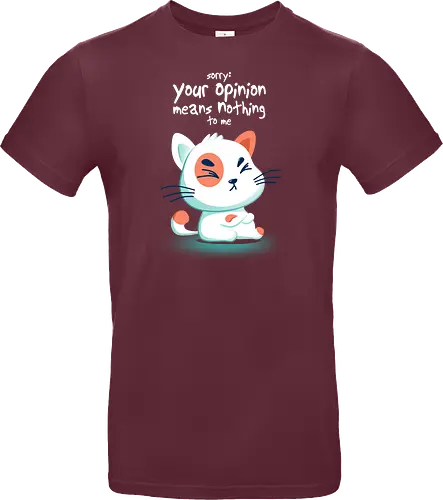 Your opinon means nothing