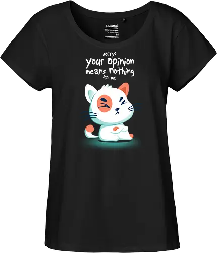 Your opinon means nothing