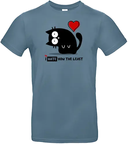 I hate you the Lst - cat, cute, Moody, love, Hate - Standard T-Shirt