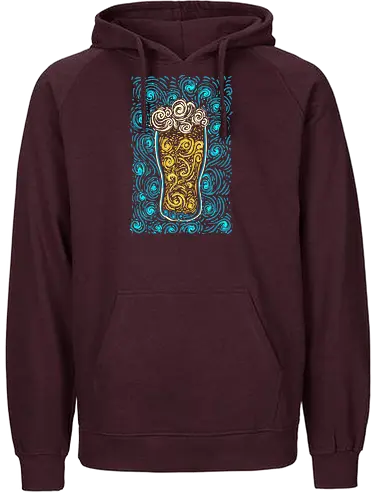 Arts & Crafts - beer, bier, Glass, drink, kunst - Fairtrade Hoodie
