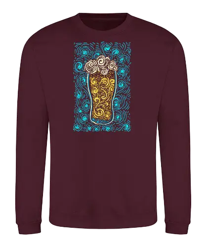 Arts & Crafts - beer, bier, Glass, drink, kunst - Sweatshirt
