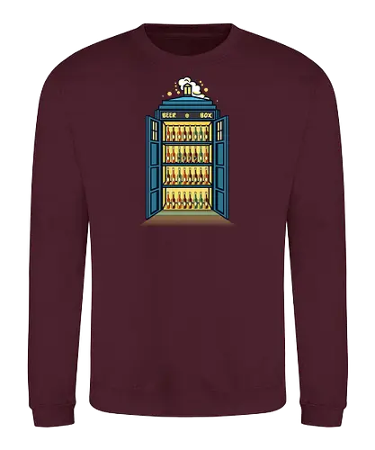 Beer Box - tardis, bier, beer, Fridge, Doctor - Sweatshirt