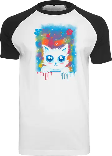 Cute colorful cat remix