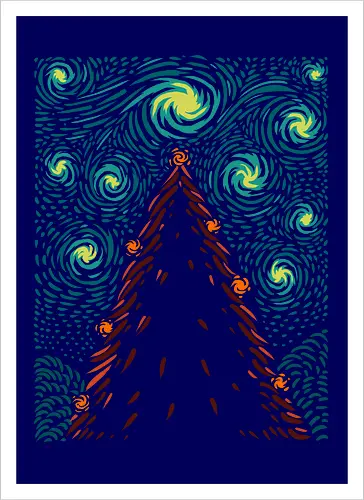 Starry Christmas Tree