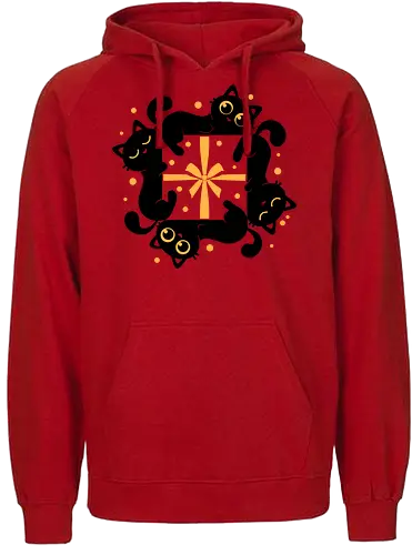 Kitty Surprise - katze, cat, geschenk - Fairtrade Hoodie