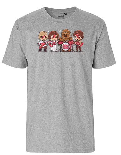 Rebel Rebel - rebel, space opera, band, Rockmusic - Fairtrade T-Shirt