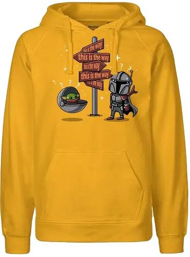 Which is the Way? - space opera, alien - Fairtrade Hoodie