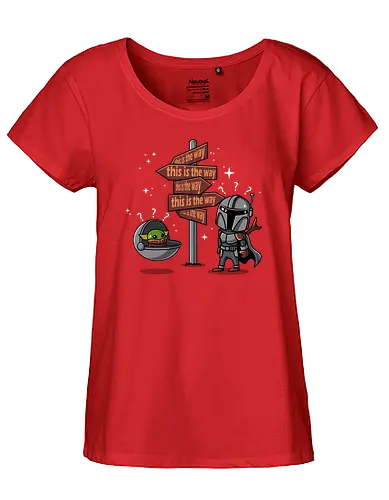 Which is the Way? - space opera, alien - Fairtrade Girl Shirt