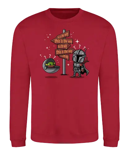 Which is the Way? - space opera, alien - Sweatshirt