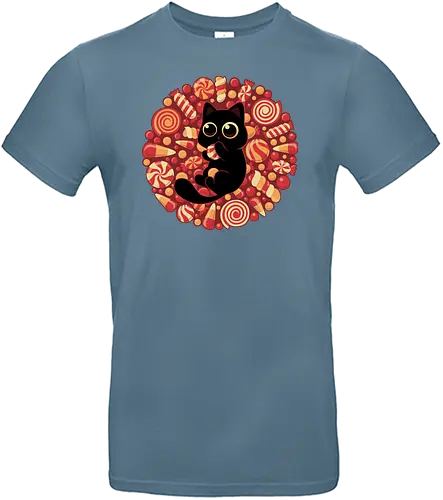 Kitty Candyland - cat, katze, candy, Candycorn - Standard T-Shirt