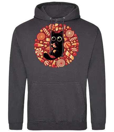 Kitty Candyland - cat, katze, candy, Candycorn - Standard Hoodie