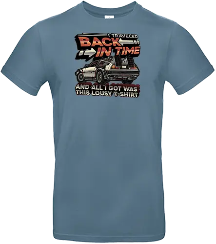 Let's travel back in time - travel, future, car - Standard T-Shirt