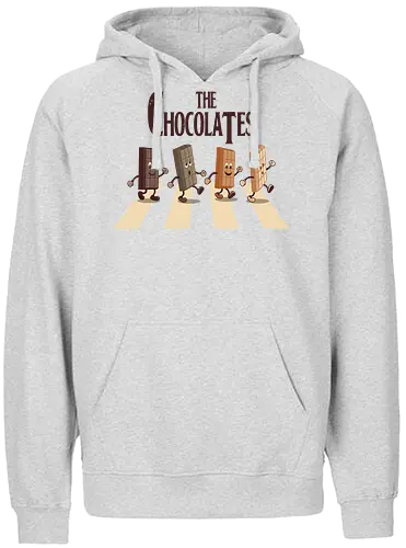 The Chocolates - Chocolate, schokolade, popmusic, mashup, abbey road - Fairtrade Hoodie