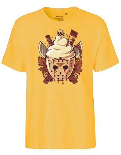 Pumpkin Slay Spice - Pumpkin Spice, PSL, slayer, slasher, horror, jason - Fairtrade T-Shirt