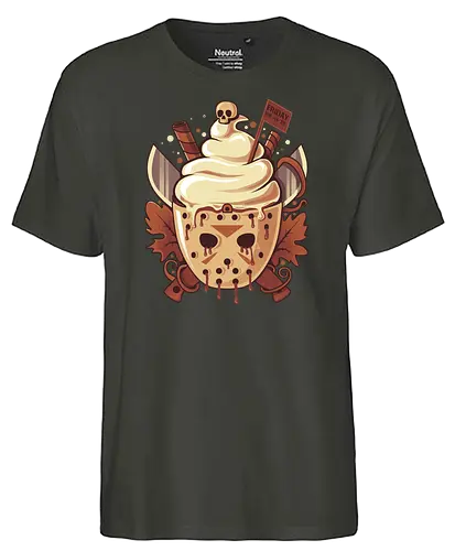 Pumpkin Slay Spice - Pumpkin Spice, PSL, slayer, slasher, horror, jason - Fairtrade T-Shirt