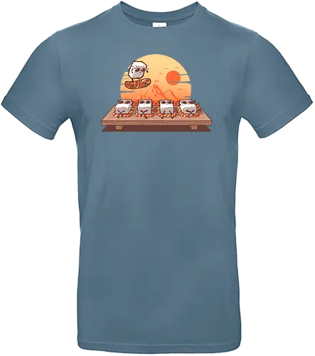 Sushi Sunset - sushi, sonne, sonnenuntergang - Standard T-Shirt
