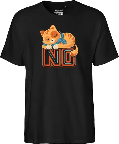 No Means No - Cute Sleeping Cat