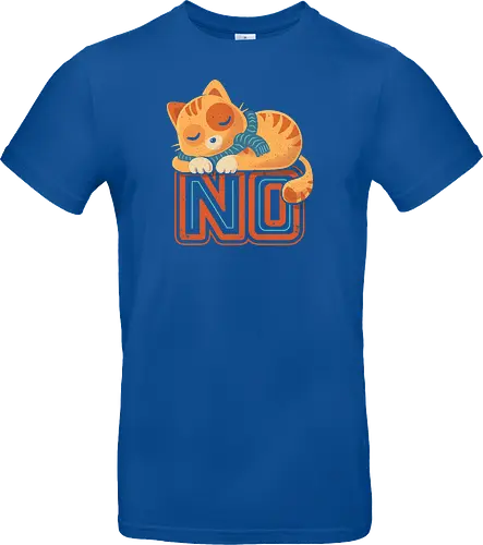 No Means No - Cute Sleeping Cat