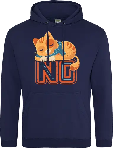 No Means No - Cute Sleeping Cat