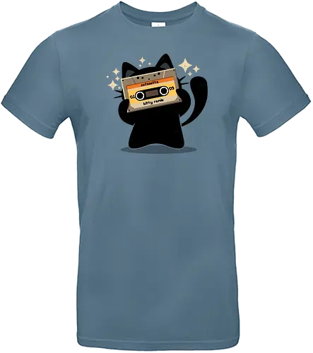 Catssette - Kitty Remix - cat, katze, Cassette, retro - Standard T-Shirt
