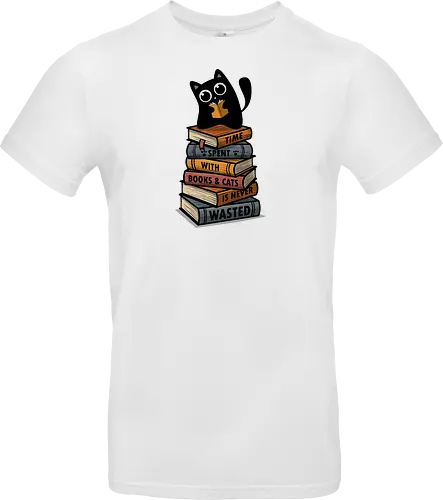 Time Spent With Books & Cats Is Never Wasted