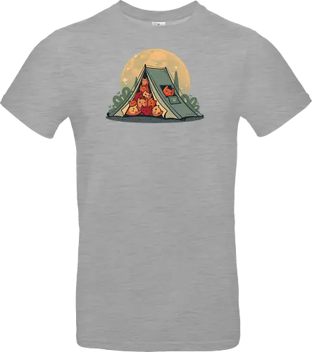 Cat Camping - camping, Cats, kitten, wilderConsoles - Standard T-Shirt