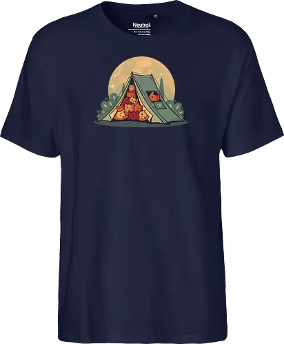 Cat Camping - camping, Cats, kitten, wilderConsoles - Fairtrade T-Shirt
