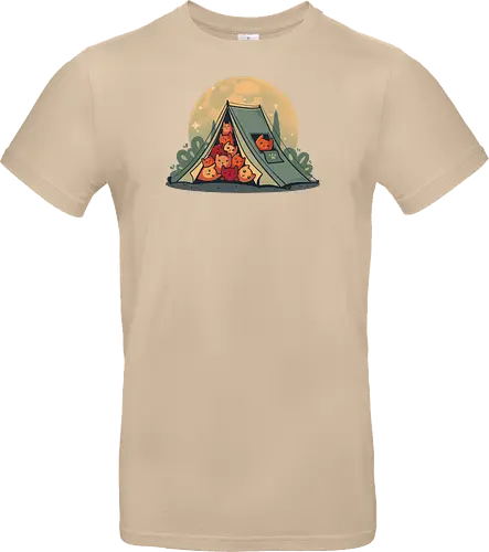 Cat Camping - camping, Cats, kitten, wilderConsoles - Standard T-Shirt