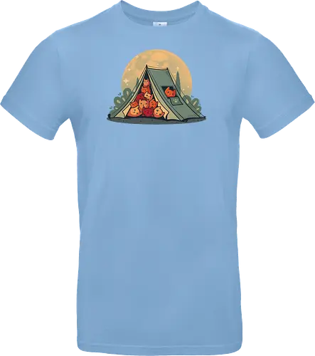 Cat Camping - camping, Cats, kitten, wilderConsoles - Standard T-Shirt