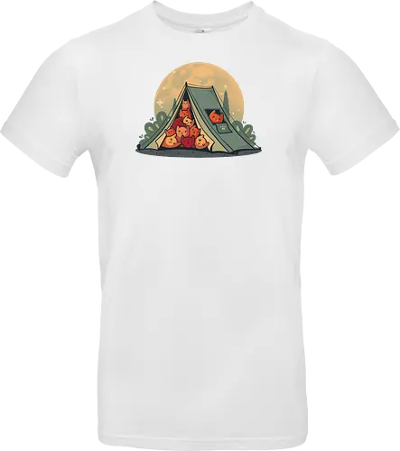 Cat Camping - camping, Cats, kitten, wilderConsoles - Standard T-Shirt