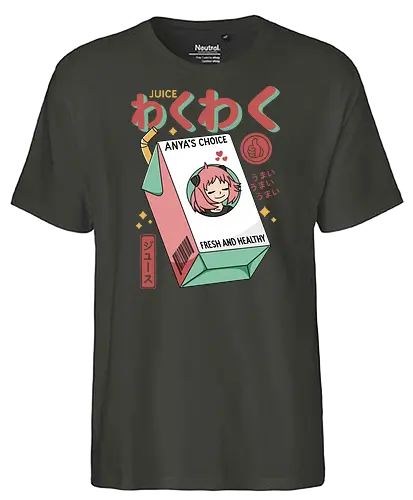 Waku-Waku Juice - Spy, family, anya, anime, manga - Fairtrade T-Shirt