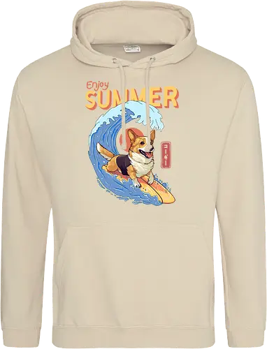 Corgi Enjoy Summer