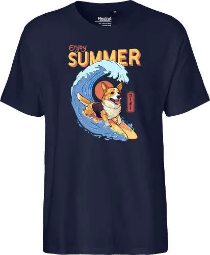 Corgi Enjoy Summer
