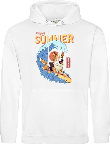 Corgi Enjoy Summer