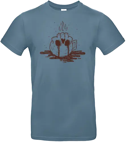Dark Coffee - coffee, kaffee, dark, skull, schädel - Standard T-Shirt
