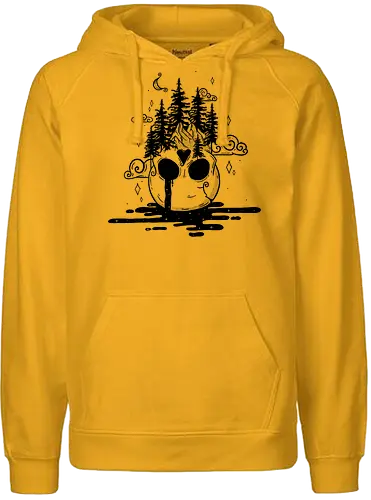 Deadly Hike - skull, schädel, forest, wald - Fairtrade Hoodie