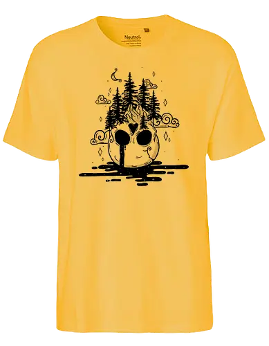 Deadly Hike - skull, schädel, forest, wald - Fairtrade T-Shirt
