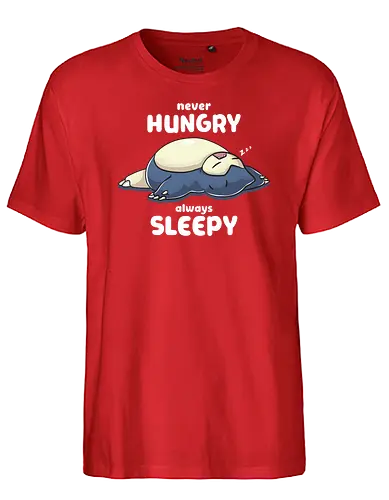 always sleepy - pocket, monster, sleep, relax - Fairtrade T-Shirt