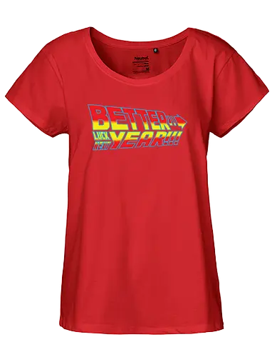better luck next year - future, bttf, zurück, zukunft - Fairtrade Girl Shirt