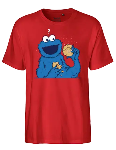 cookie game - cookie, monster, squid, game - Fairtrade T-Shirt