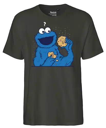 cookie game - cookie, monster, squid, game - Fairtrade T-Shirt