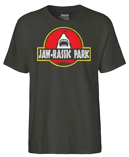 jawrassic park - jaws, shark, jurassic - Fairtrade T-Shirt