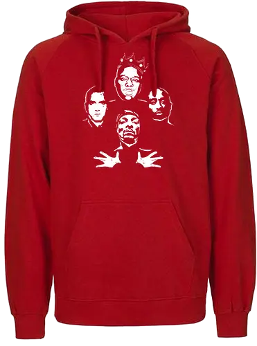 bohemian RAPsopdy - Rapper, music, Eminem, 2Pac, Snoop Dogg, queen - Fairtrade Hoodie