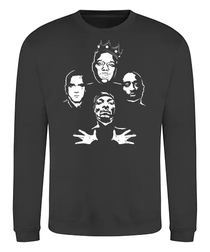 bohemian RAPsopdy - Rapper, music, Eminem, 2Pac, Snoop Dogg, queen - Sweatshirt