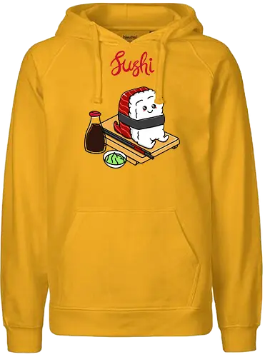 Happy Tuna Sushi - sushi, rice - Fairtrade Hoodie