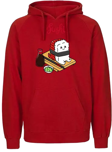 Happy Tuna Sushi - sushi, rice - Fairtrade Hoodie