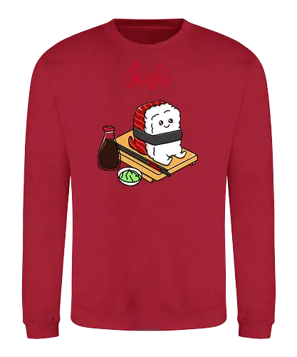 Happy Tuna Sushi - sushi, rice - Sweatshirt